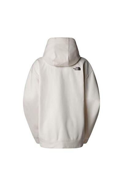 THE NORTH FACE W ESSENTIAL OVERSIZE HOODIE Kadın Sweatshirt NF0A89ENQLI1 Beyaz-S