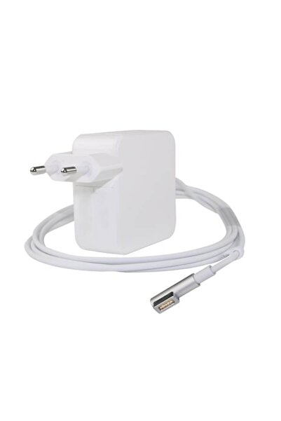 Bibilel MagSafe 60W Charger for MacBook, Magnetic L Cable, 1.7 meters, White