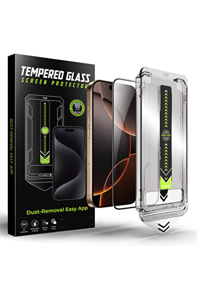 Techsuit Фолио за iPhone 17 Pro Max TitanGlass FullCover, черен