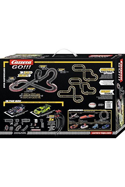 Carrera GO!!! DTM Supercars Slot Car Set | 1:43 Scale Racing Track with 2 Cars, Model 20062595
