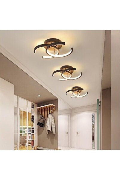 SMART GADGETS C&A Lampa Led Tavan Tricolor 33W, Moderna, Corp Fier Forjat