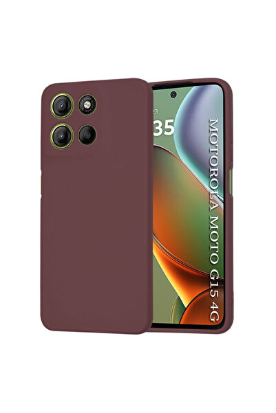 Techsuit Husă din silicon SoftFlex pentru Motorola Moto G15, culoare Bordeaux