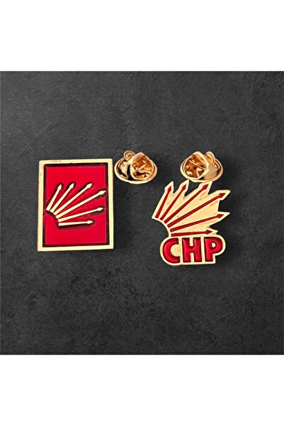 WALDORF CHP ve Altıok Yaka rozeti İkili set