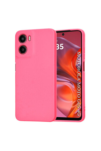 Techsuit Husă din silicon pentru Motorola Moto G05 SoftFlex, fuchsia