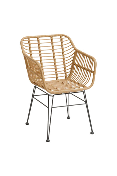 Hesperide كرسي حديقة لامبادا المصنوع من الراتنج المنسوج