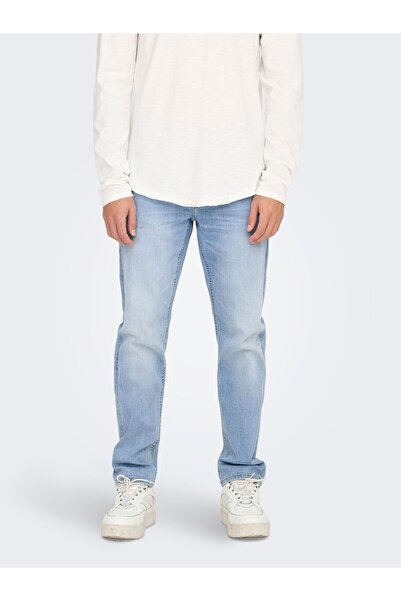 Only & Sons Slim Fit Jeans ONSWEFT Mittlere Taille Normal geschnitten Jeans