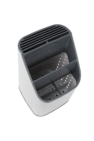 Vilde Cutlery and Kitchen Utensil Holder White 14x14x23cm