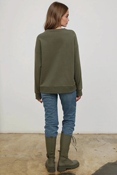 Hiccup Φούτερ με στάμπα με στρογγυλή λαιμόκοψη, άνετη εφαρμογή