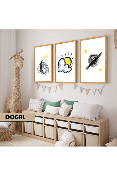 Harika bir ev Dečija soba Dnevna soba - Minimalistički Moderni Boemski SATURN...