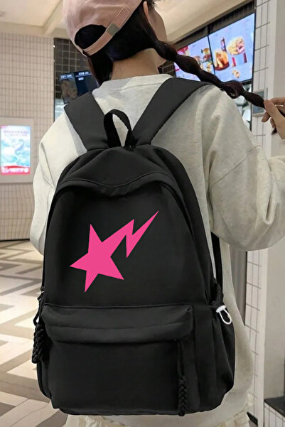 PixelWear Star Detail Printed School, Tutoring, Course Backpack