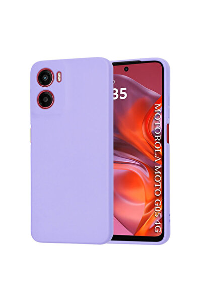 Techsuit Silicone Case for Motorola Moto G05 SoftFlex, violet