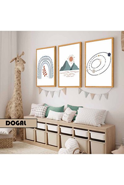 Harika bir ev Dečija soba Dnevna soba - Minimalistički Moderni Boemski SOLARN...