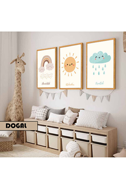 Harika bir ev Dečija soba Dnevna soba - Minimalistički Moderni Boem SUNCE-OBL...