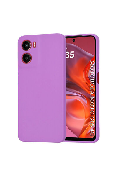 Techsuit Husă din silicon Motorola Moto G05 SoftFlex, violet