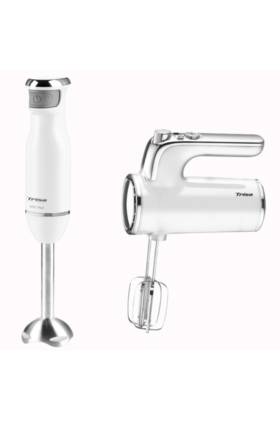 Trisa Pachet mixer blender Diners Edition, culoare albă