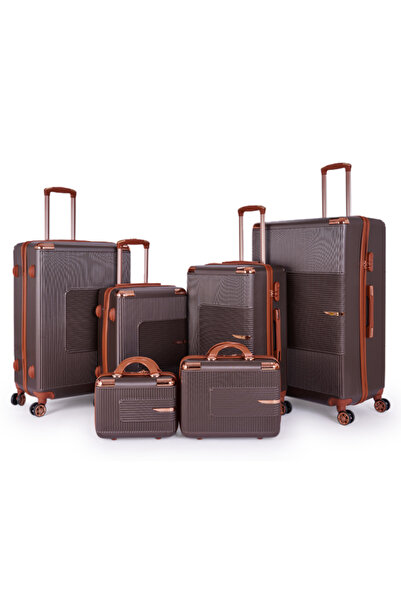 LİMRA 6-Piece Hardside Luggage Set with 32"/28"/24"/20"/15"/12" Wheels