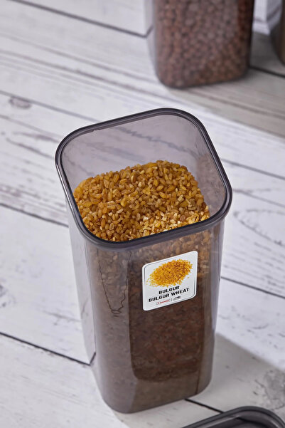 Buclee 12 Pieces 1.7 Lt Grain Storage Container Set - with Airtight Lids - Multi-Purpose Kitchen Pantry Organizer