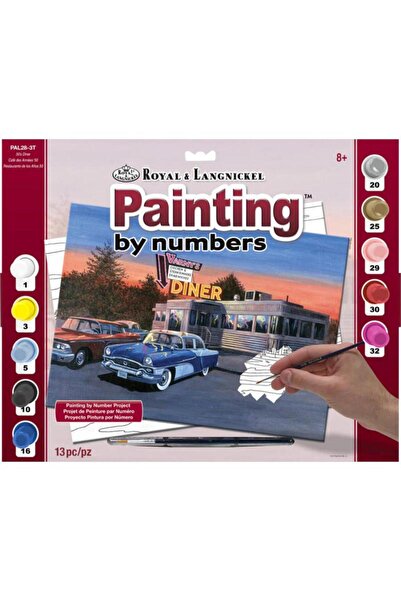Royal&Langnickel مطعم الخمسينيات - الطلاء حسب الرقم