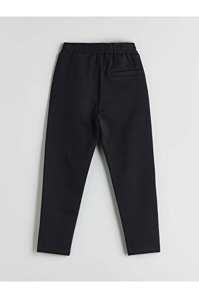LC Waikiki Anthracite Boys' Trousers with Elastic Waist