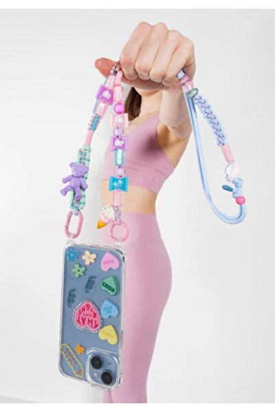 Happy-Nes CANDY CRUSH HANG ON ME TELEFON ASKISI İPHONE 17 PRO MAX MEGSAFE UYUMLU