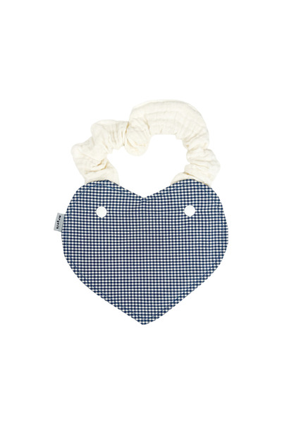 Mryelh Heart Bib - Dark blue