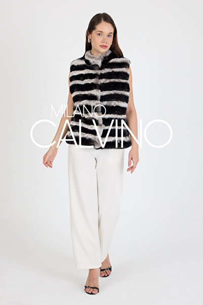 Milano Calvino Fur Vest Chinchilla Rexx