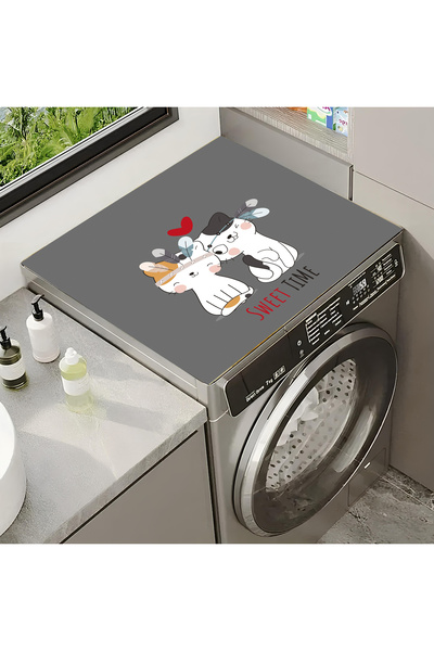 Genel Markalar Çamaşır Makinesi Kurutma Makinesi Örtüsü Koruma Pedi Sıvı Geçi...