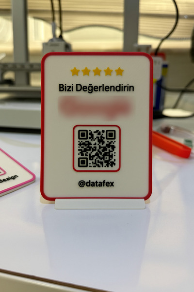 Home Google Review Qr Code Stand – Desktop Business Review and Comment Card