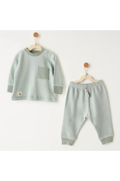 andywawa مجموعة AC26012 مومي إس سنجل ساوروس مكونة من قطعتين باللون الأخضر