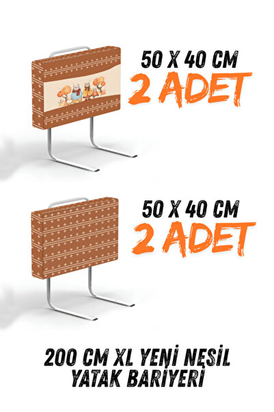 vevons Yatak Bariyeri 200 cm XL Portatif kullanım Alüminyum Gövde