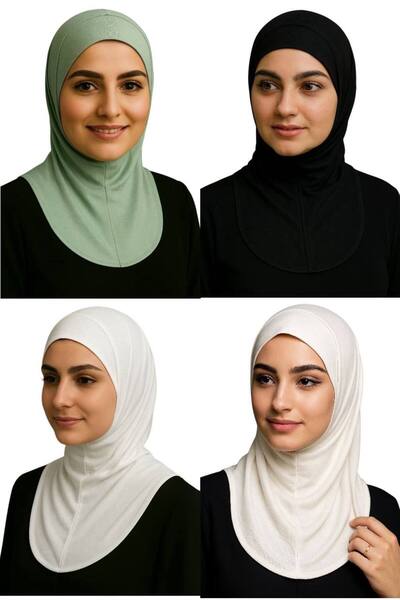 ALDAYER 4 Pieces Ninja Bone Neck Collar Lycra Sports Cap