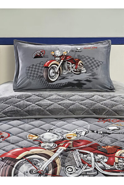 Generic Kids 3 Piece Winter Sherpa Comforter Set Single Size 150x200Cm Multicolor