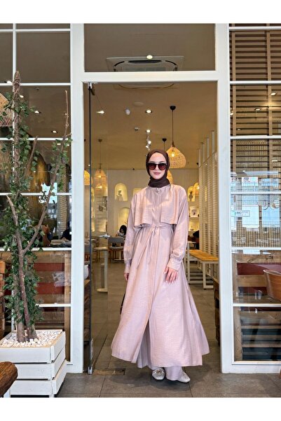 NS Moda Tesettür Ayça Set Mink-Model 543