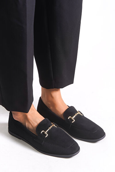 Riccon Winlayna Women's Ballet Flats 0012093 Black Suede