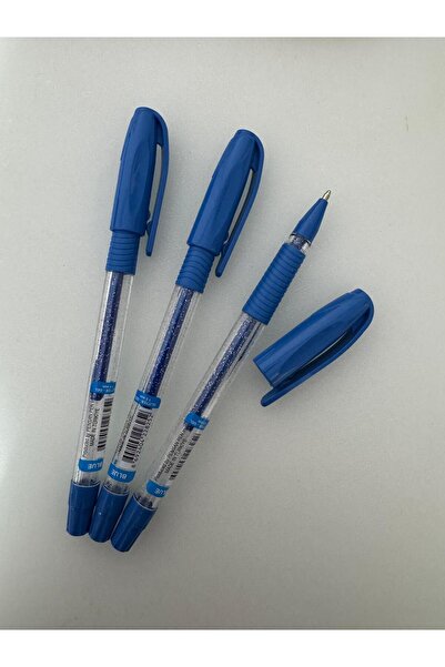 Pensan Jel Kalem Jely 1.0 MM Glıtter Simli Mavi (3 Adet)