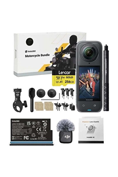 Insta360 X5 Aksiyon Kamerası Süper Moto Kit
