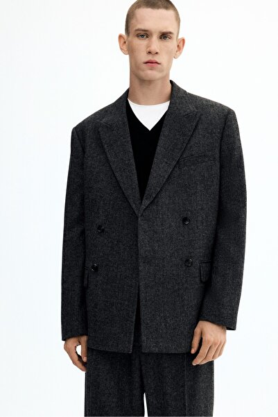 H&M Kruvaze Ceket Relaxed Fit