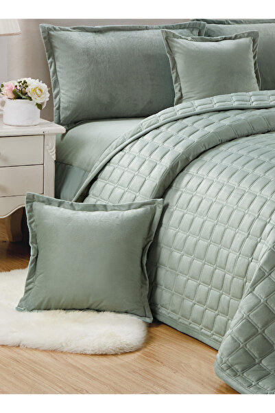 Generic Soft Velvet Comforter set, 4 Pcs Soft Bedding Set, Single Size 160x210cm