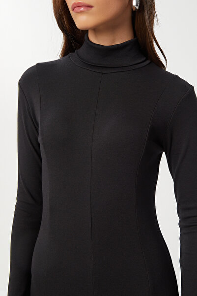 Lovelyİstanbul Φόρεμα μακρύ και φαρδύ LUB0235 ΜΑΥΡΟ