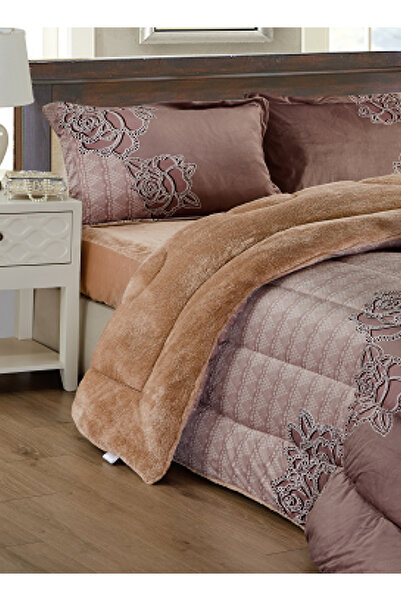 Generic Ultra Soft Winter 4Pcs Comforter Set Single Size 160x210cm Floral Bedding Sets Multicolor