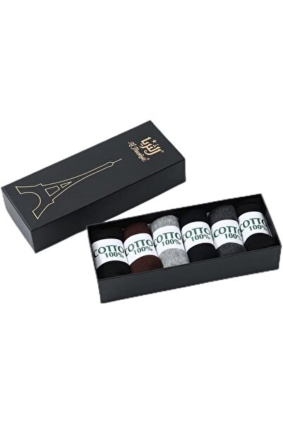 Generic جوارب الثريا الرجالية القطنية الخالصة ١٠٠٪ - قابلة للتنفس، معطرة، ناعمة ومتينة - ٦ أزواج