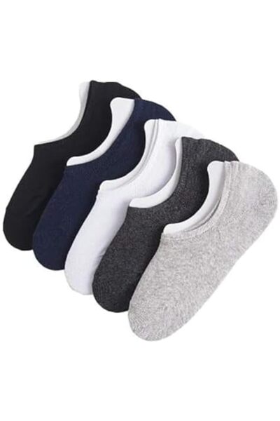 Generic EveryOne Men's No Show Non-Slip Low Cut Liner Cotton Casual Invisible Socks (Multicolor)