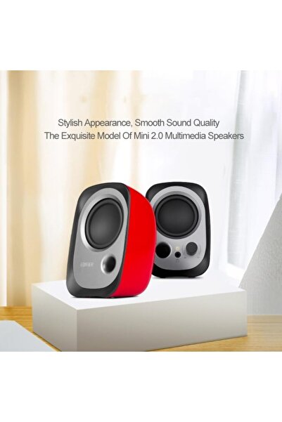 Generic 2 Pcs Original For Edifier R12U Subwoofer Mobile Phone Mini Desktop Computer USB Audio - Black