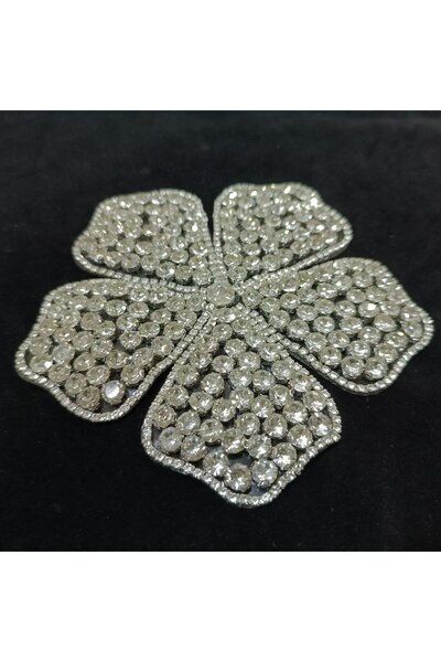 Leylak Store Ütüyle Yapışan Parlak Taşlı Aplik