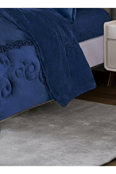 Generic طقم لحاف شتوي فائق النعومة، مكون من 4 قطع، مقاس مفرد، 160×210 سم، طقم أغطية سرير مزهر متعدد الألوان