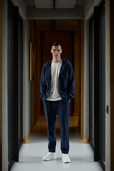 Brand Up Textured Jogger Pants