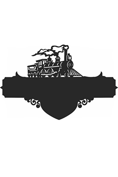OEM Decor perete Personalizabil pancarta adresa Tren HHH172 din lemn - 58 L x...