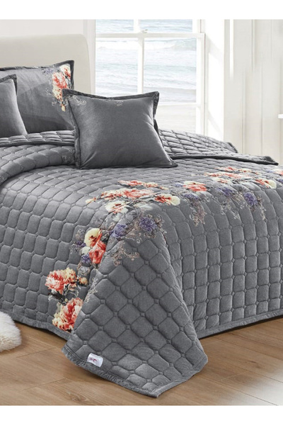 Generic Soft Velvet Comforter set, 4 Pcs Soft Bedding Set, Single Size 160x210cm