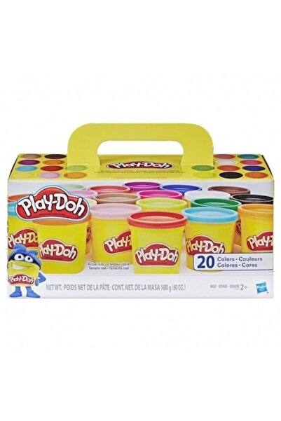 Hasbros Комплект Play DoH, Hasbro, 20 Tuburi, Multicolor