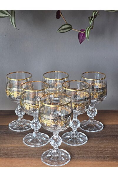 FERMATO طقم مكون من 6 قطع مصنوعة يدويًا من الذهب عيار 24 قيراط - أكواب قهوة ك...